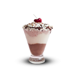 Fresh Strawberry Delight Ice Cream Sundaes 