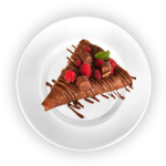 Chocolate Fudge Cake Crepe 