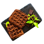 Salted Caramel Brownie Waffle 