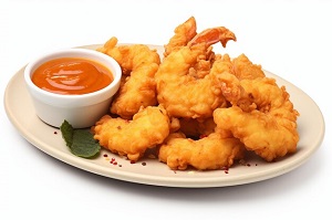 Battered Tiger Prawns (7) 